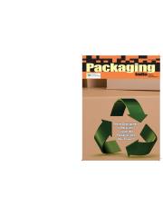  Recent development in recycling, sustainable packaging and way forward